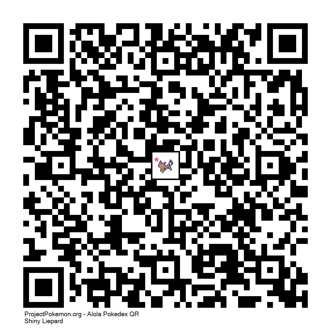 Cdigo QR de Liepard variocolor
